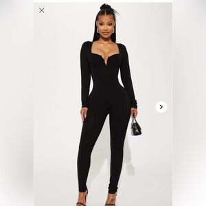 Fashion Nova Black Jumpsuit